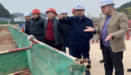 遂宁z6com官网集团党委副书记石镇槐督导在建项目安全出产工作